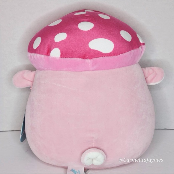 ELSA 🍄🐑 Pink Mushroom Lamb Exclusive HTF Original Squishmallow By Kellytoy NWT - Picture 3 of 8